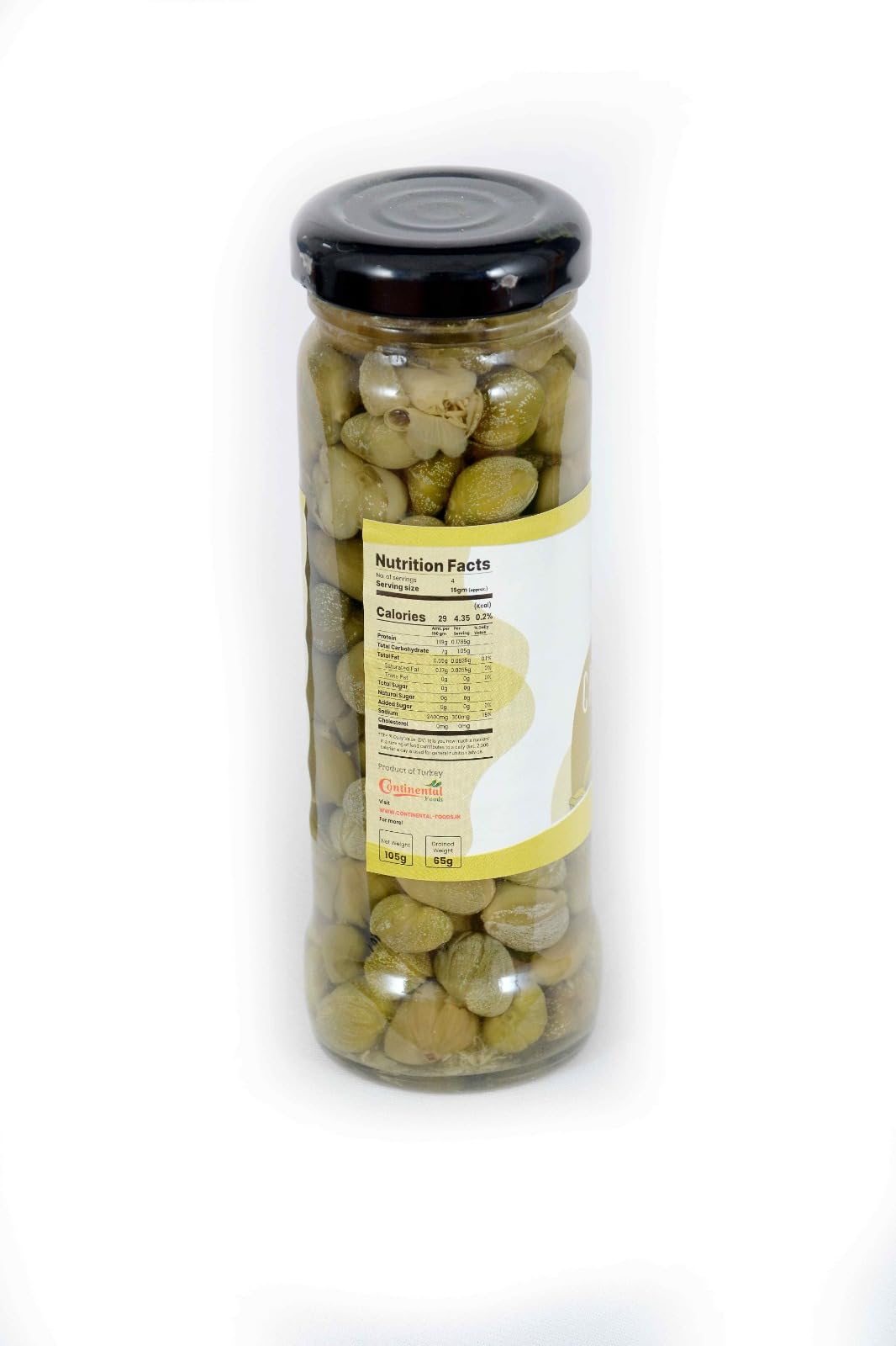 Capers in Brine – 105gm - Glass Jar