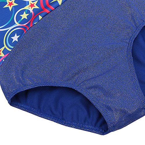 Image of DAXIANG Gymnastics Leotard for Girl Dance Clothes Gold Sparkly Mermaid 2-15 Years