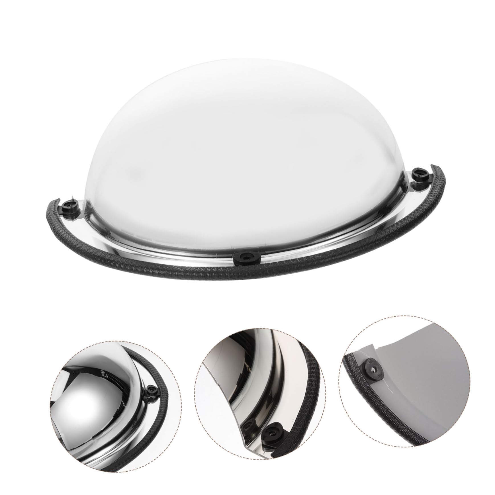 2pièces Miroir Convexe De Sécurité Miroir Anti-vol Pour Supermarché Garage Et Routes Des Angles Morts Et Amélioration Visibilité