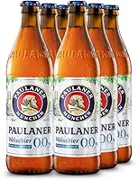 Cerveja Zero Álcool Paulaner Weissbier Garrafa 500ml (6 Unidades)