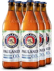 Cerveja Zero Álcool Paulaner Weissbier Garrafa 500ml (6 Unidades)