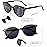 SIGVAN 3 Pack Reading Glasses Spring Hinge Stylish Readers Black/Tortoise for Men and Women (4 Pack Mix, 1.75, x)