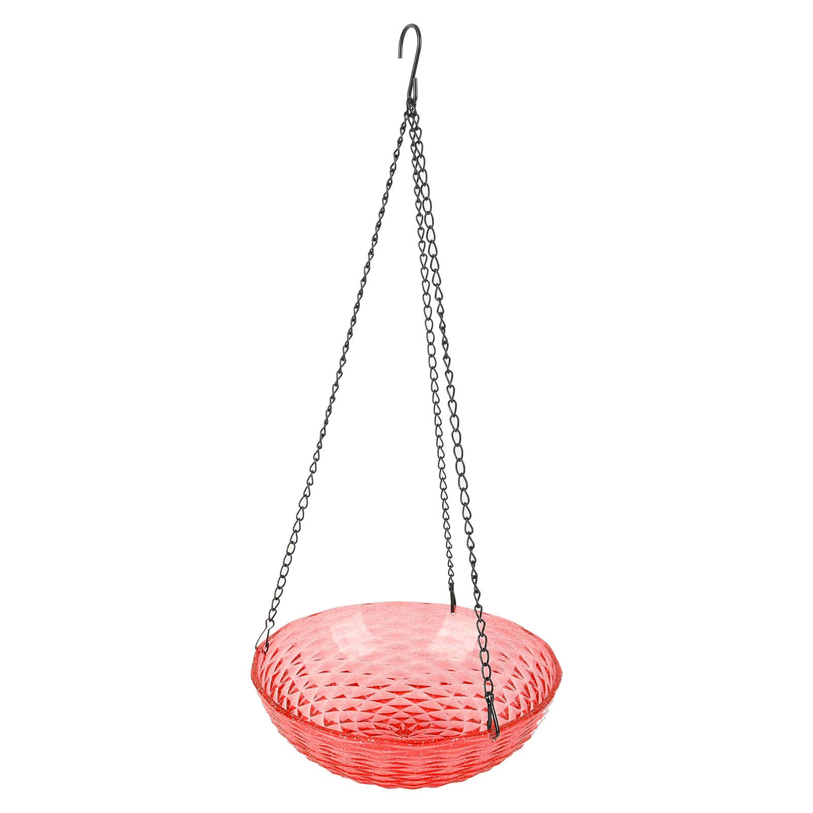 Fabater Gorgogliatore Solare per Il Bagno degli Uccelli, Mangiatoia per Uccelli Sospesa per Giardino Esterno - Materiale Plastico Resistente - Adatto per Portico, Balcone Attira con Acqua Corrente
