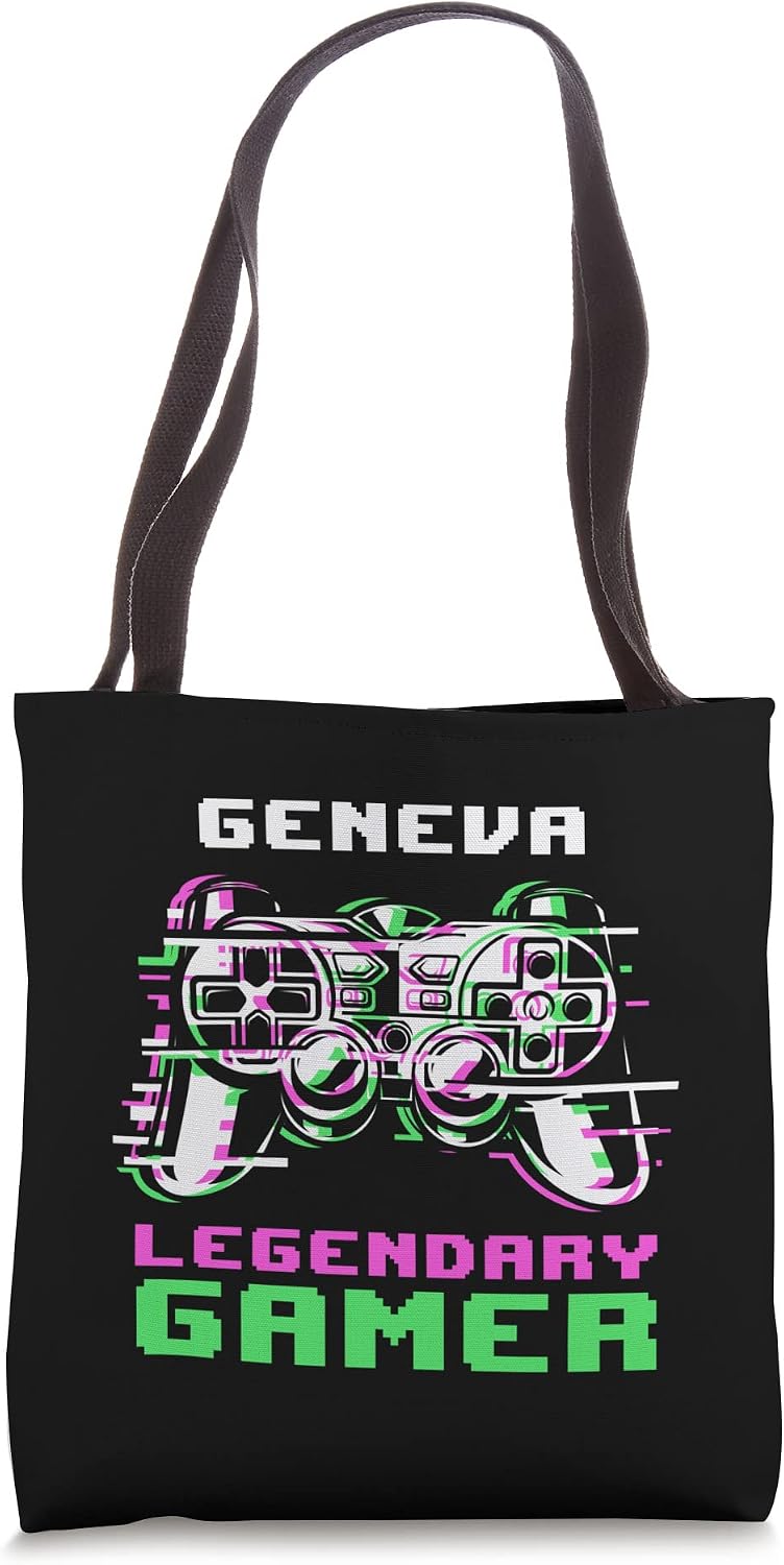 Geneva - Legendary Gamer - Personalized Tote Bag