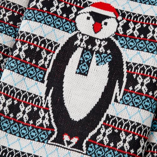 IFFEI Men's Ugly Christmas Sweaters Unisex Funny Holiday Jumper Outfits Novelty Knit Pullover Sweater4
