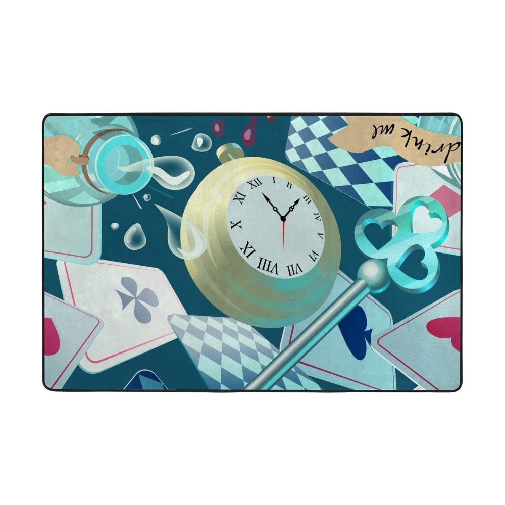 Tapis Alice au pays des merveilles pour salon chaleureux