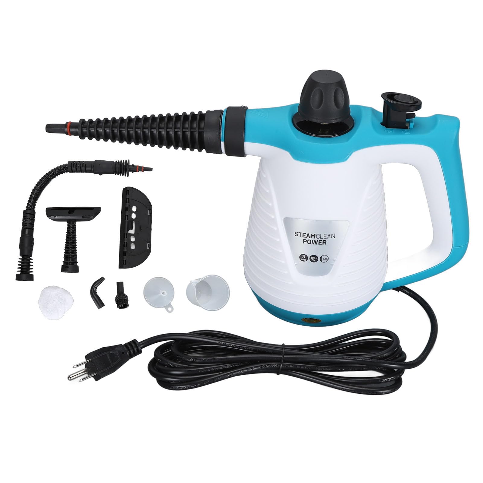 Handheld Steam Cleaner, Multi Steamer for, Portable 350ml Fast Heating Efficient Steamer Machine for Range Hood Kitchen Bathroom Use (US Plug 110V)