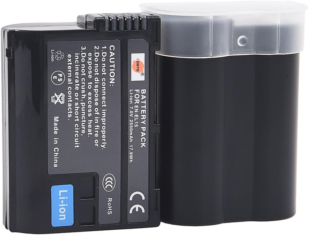 DSTE Replacement for Pro MB-D11 Vertical Battery Grip + 2X EN-EL15 Compatible Nikon D7000 SLR Digital Camera