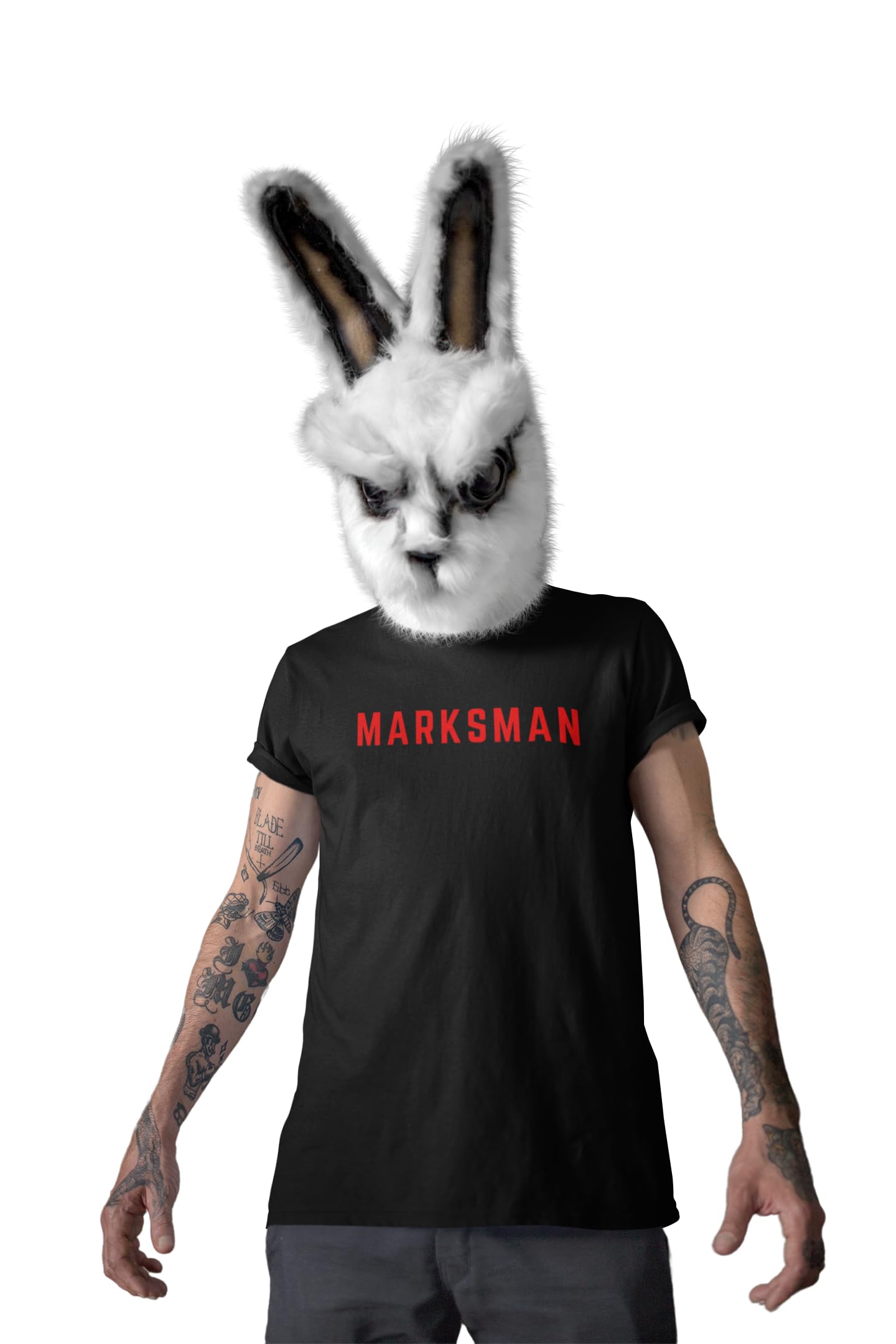 Black Cotton Gaming MOBA T-Shirt - Competitive Gamer Apparel, Teamwork, Esports – Marksmen