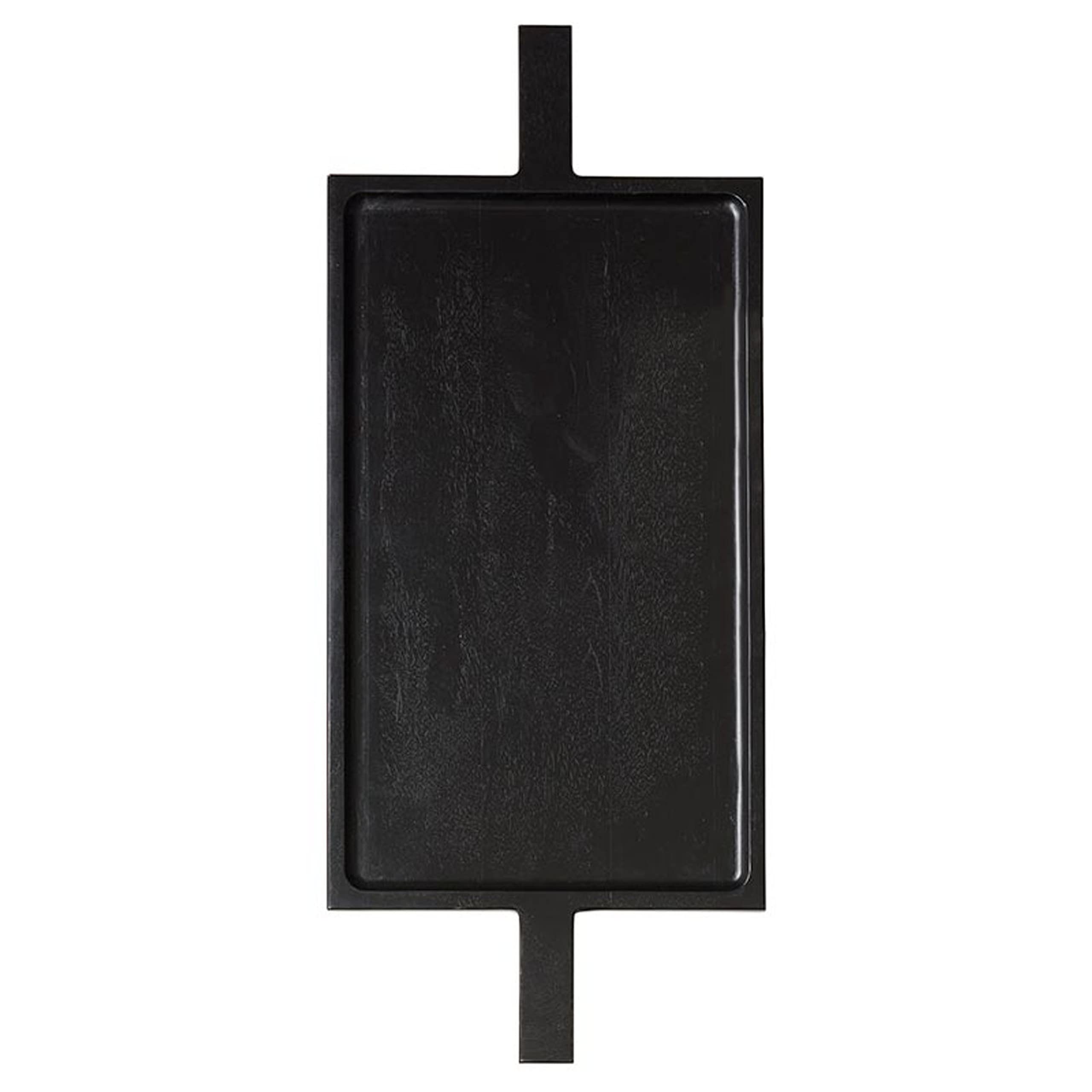 Santa Barbara Design Studio Pure Design Holztablett für Servierplatte oder Couchtischdekoration, 82,5 x 34,3 cm, Schwarz