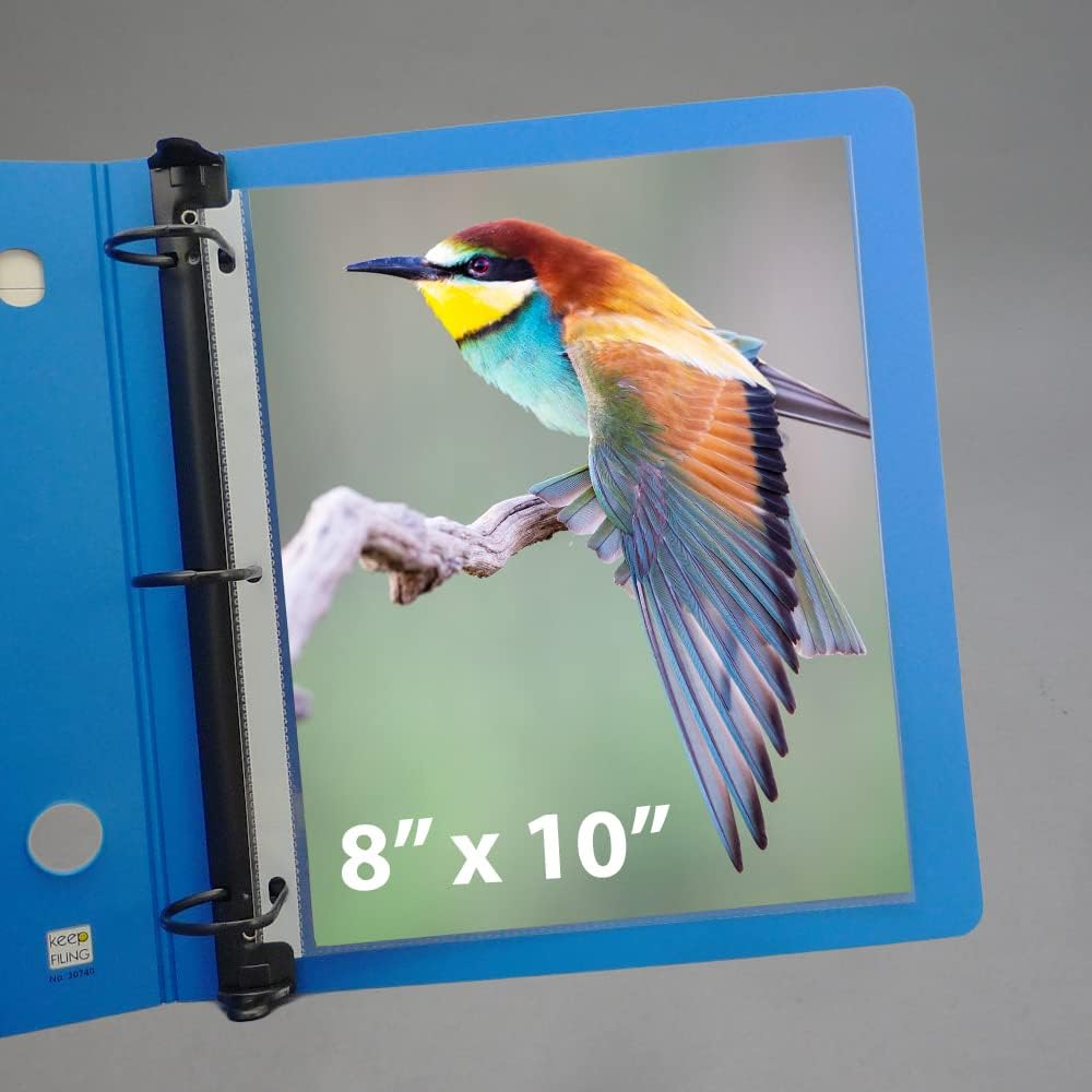 Keepfiling 8x10 Photo Page Sleeves Acid Free Heavyweight