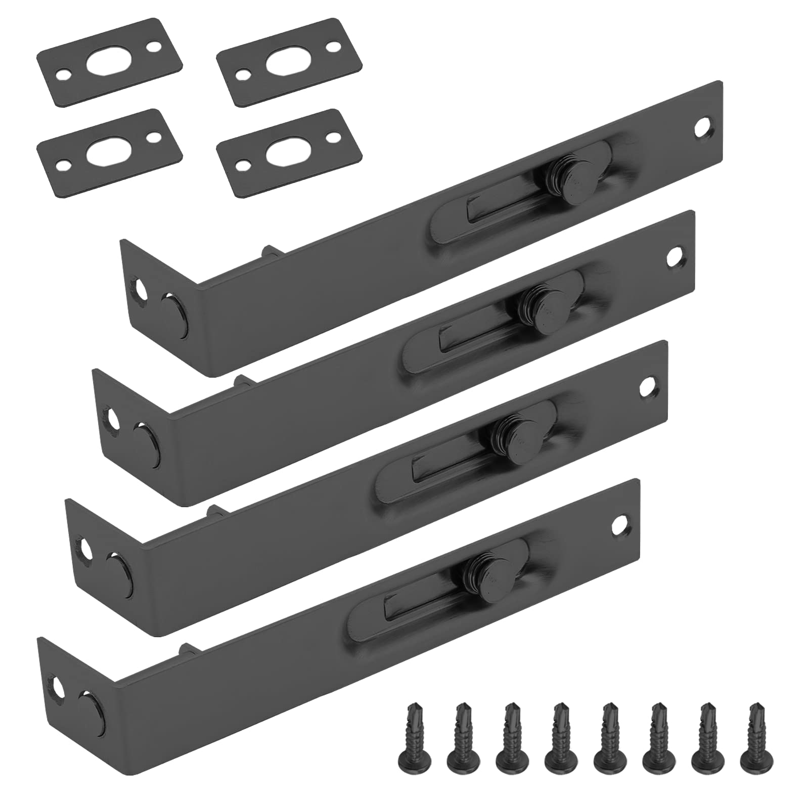 Buy 4 Pcs 6 Inch Flush Bolt, Heavy Duty French Door Lock