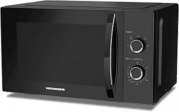 Sponsored You’re seeing this ad based on the product’s relevance to your search query.Learn more about this advertisement HEINNER HMW-MD25MBK Microwave Oven, 25 L, 800 W, Mechanical Controls, 5 Power Levels, 35-Minute Timer, Defrost, Black