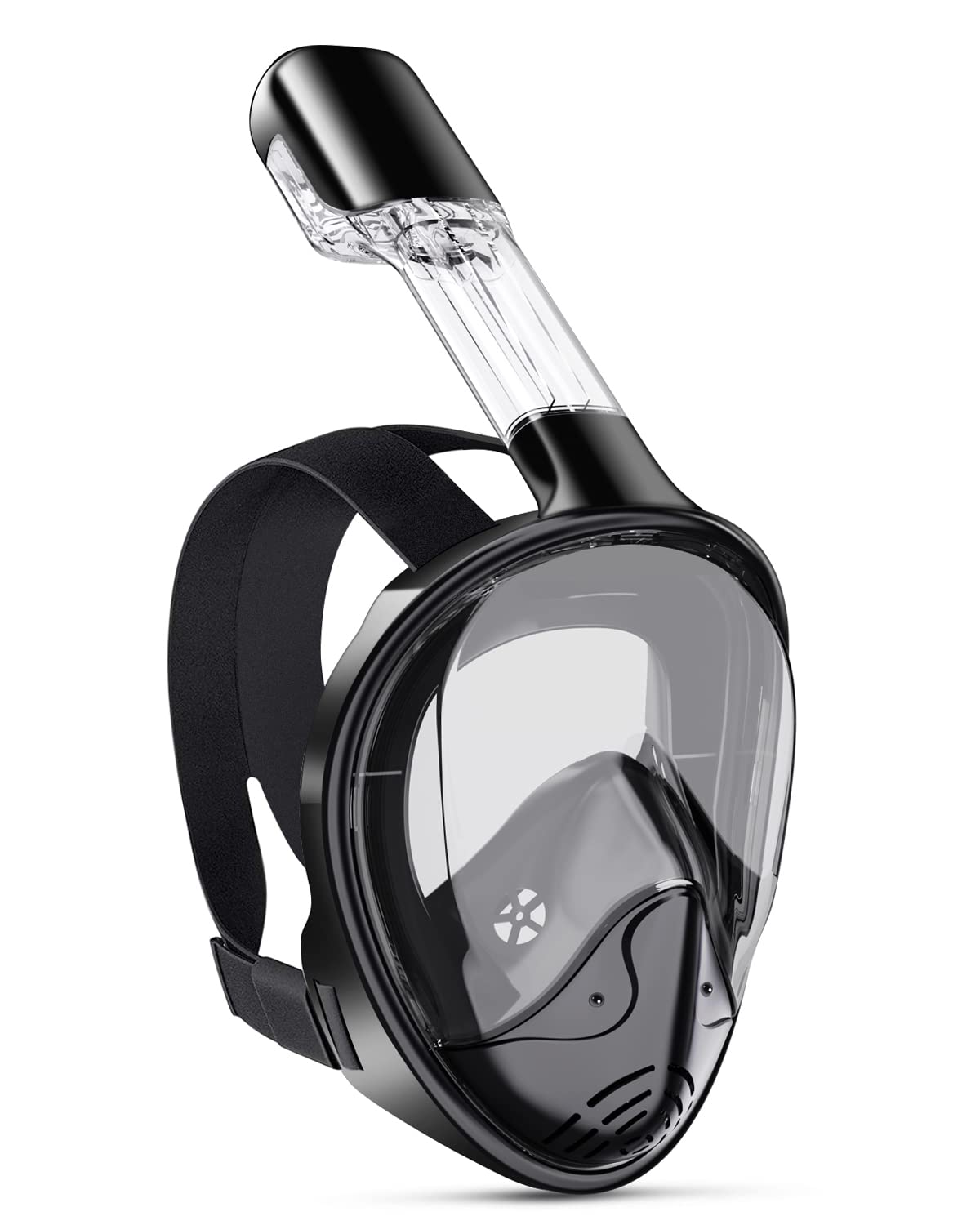 Snorkel Mask,Snorkeling Mask with Detachable Camera Mount,180 Degree Panoramic View Anti-Leak Anti-Fog Snorkel Gear for Adults & Kids