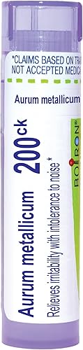 Boiron Aurum Metallicum 200Ck para irritabilidad con intolerancia al ruido - 80 pellets