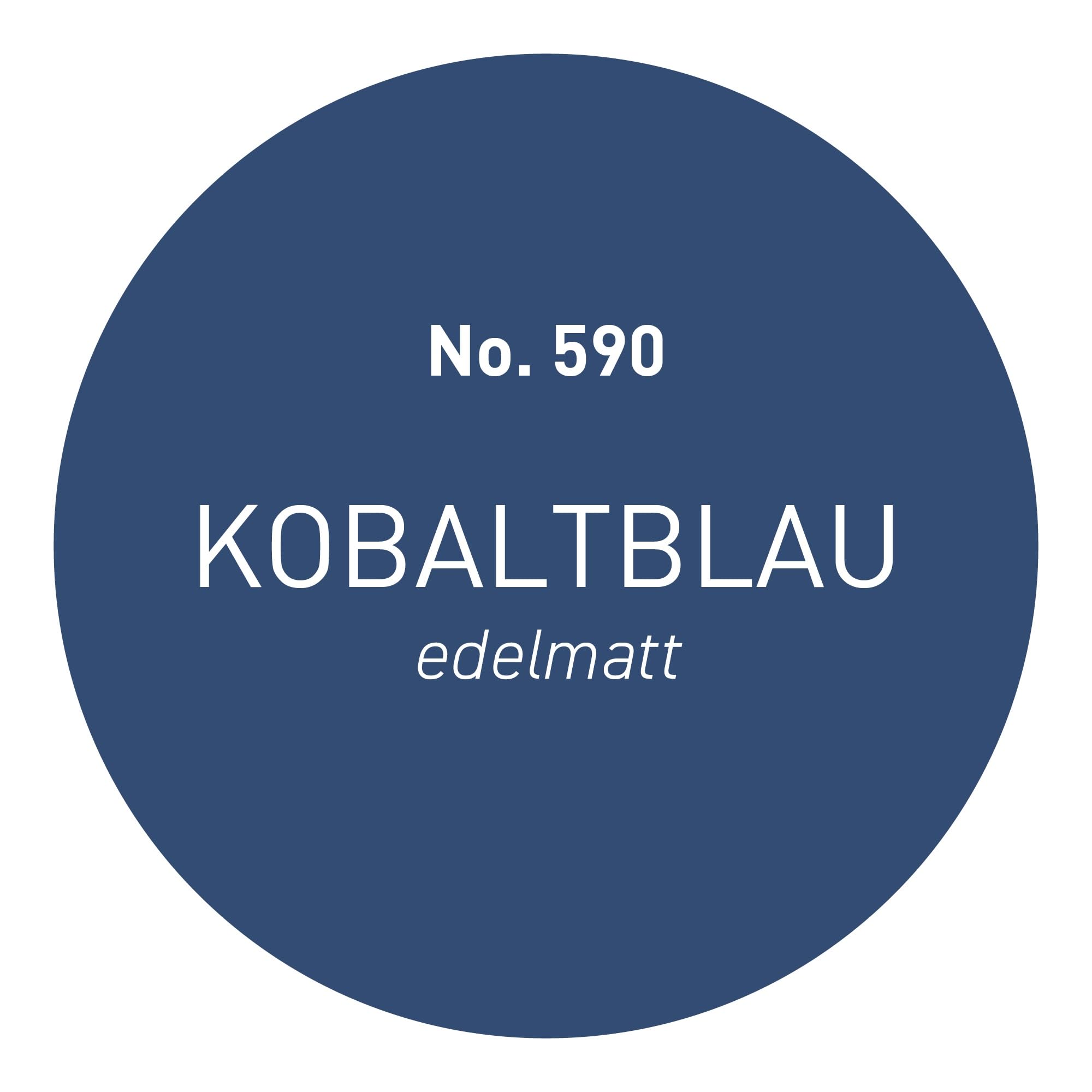 Craft Colors® 5L hochwertige Wandfarbe edelmatt, Kreidefarbe made in Germany, DESIGN Collection No. 590 Kobaltblau