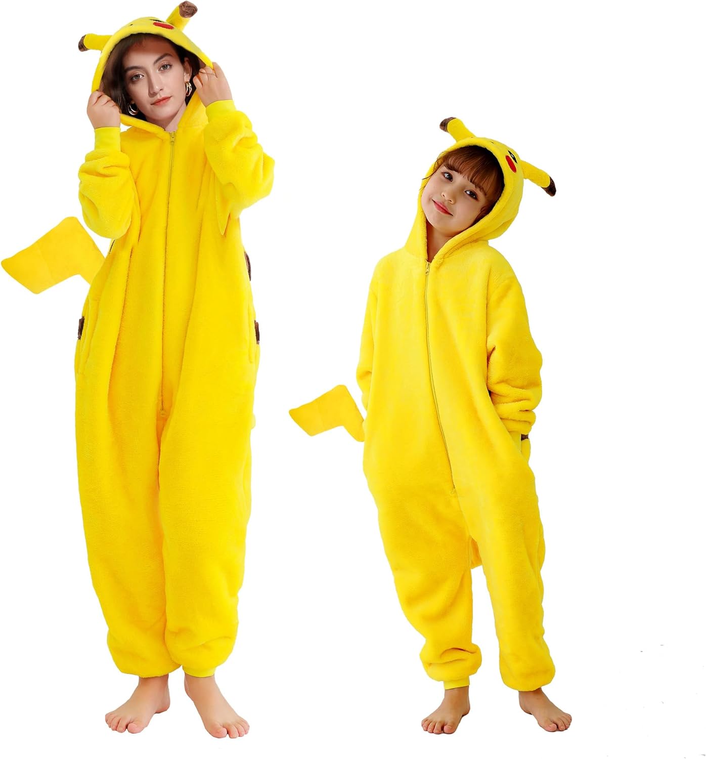 Geamiki Cartoon Anime Onesie Pajamas Romper Sleepsuits Cosplay Costume for Kids Adults Halloween Party