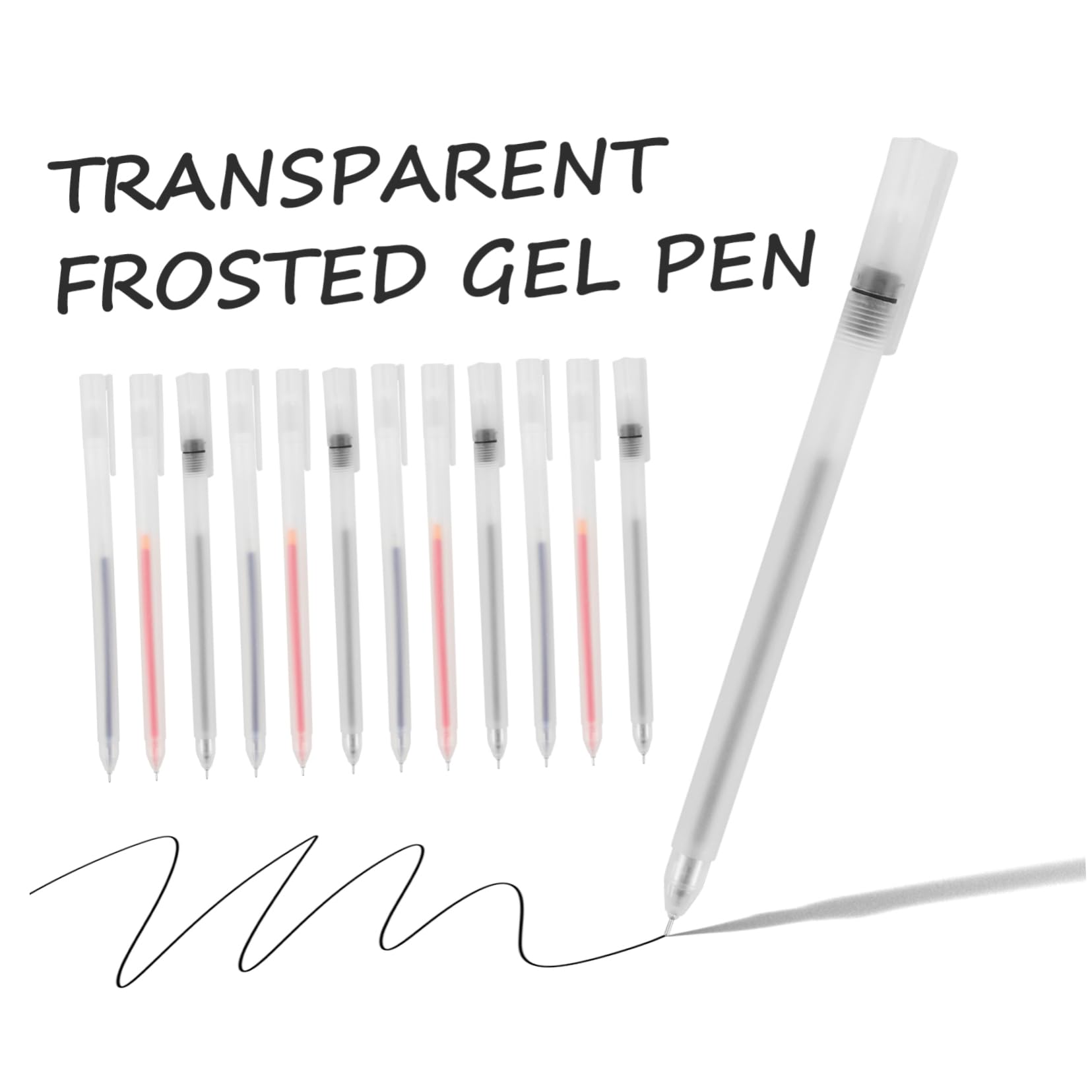 Lurrose Lot De 4 Stylos À Encre Gel À Pointe Fine 30 Pièces X 4 Pour Usage Quotidien Pour Étudiants Et Enseignants