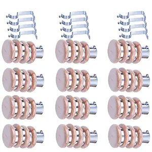 jay khodiyar Wooden Curtain Bracket Set of 6 (12 Piece) Curtain finials/Curtain Accessories/Curtain Fittings Curtain BracketCurtain15_Set6