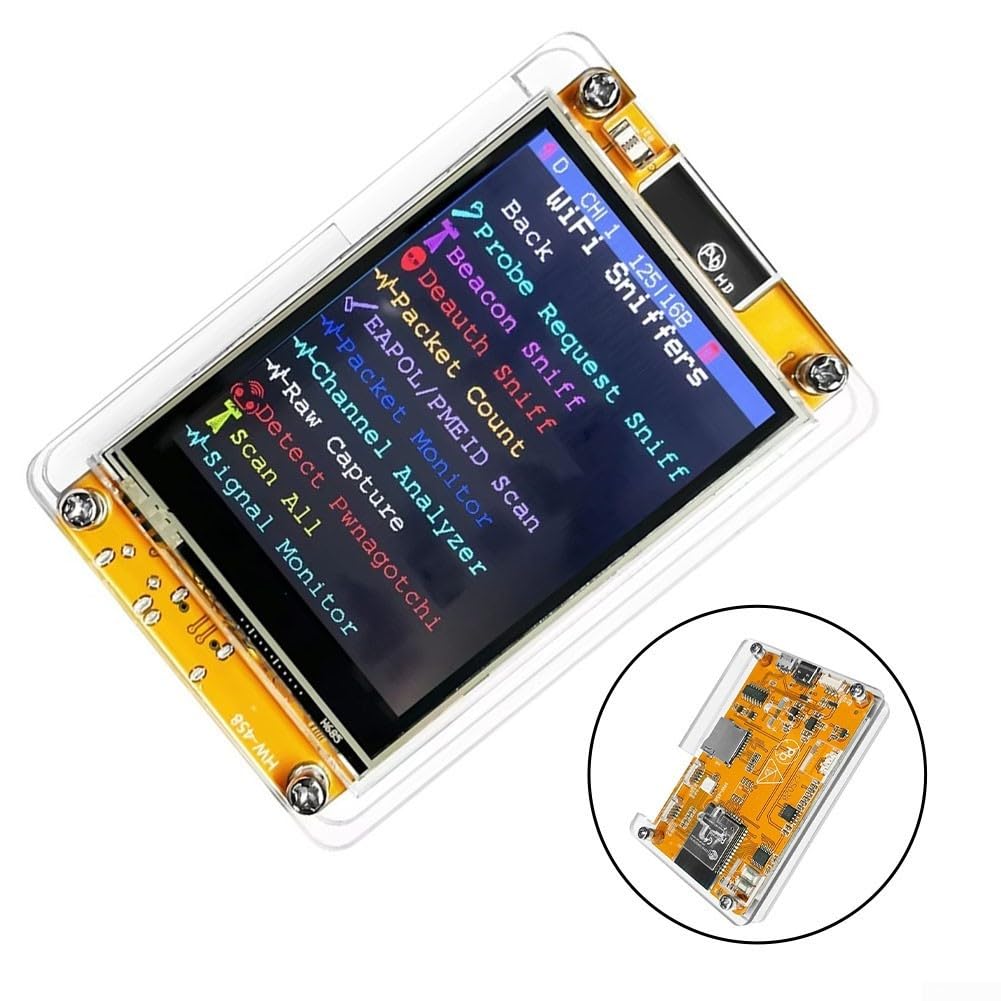 para placa de desarrollo ESP32, CYD 2432R028 con pantalla de 2.8 pulgadas, plataforma de depuración inalámbrica WiFi BT IoT para fabricantes entusiastas de la electrónica