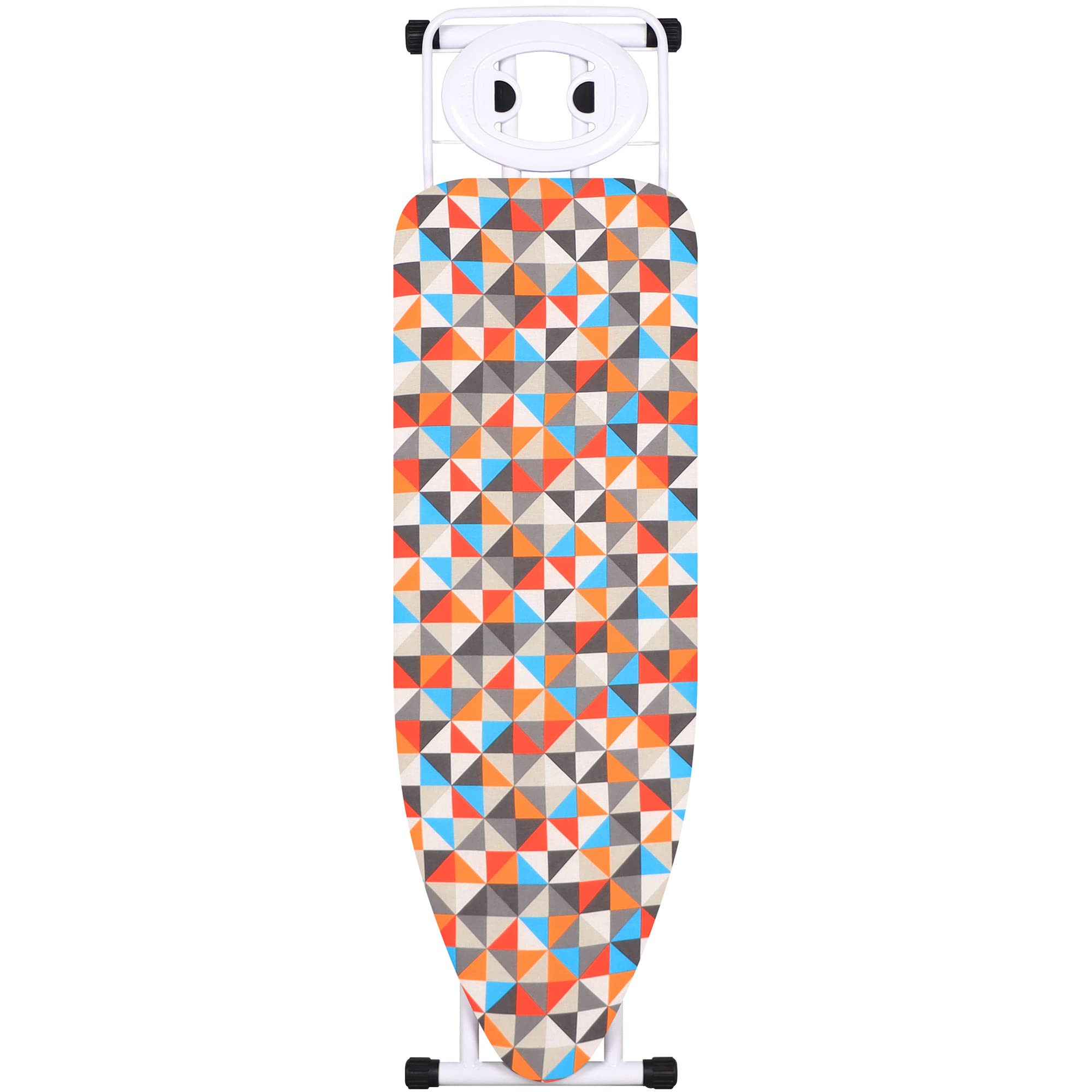 caius Foldable Ironing Board Full Size,Extra Wide Iron Board,Height Adjustable,Stable Structure,Easy to Fold,for Home Laundry Room or Dorm Use,57x15 inches