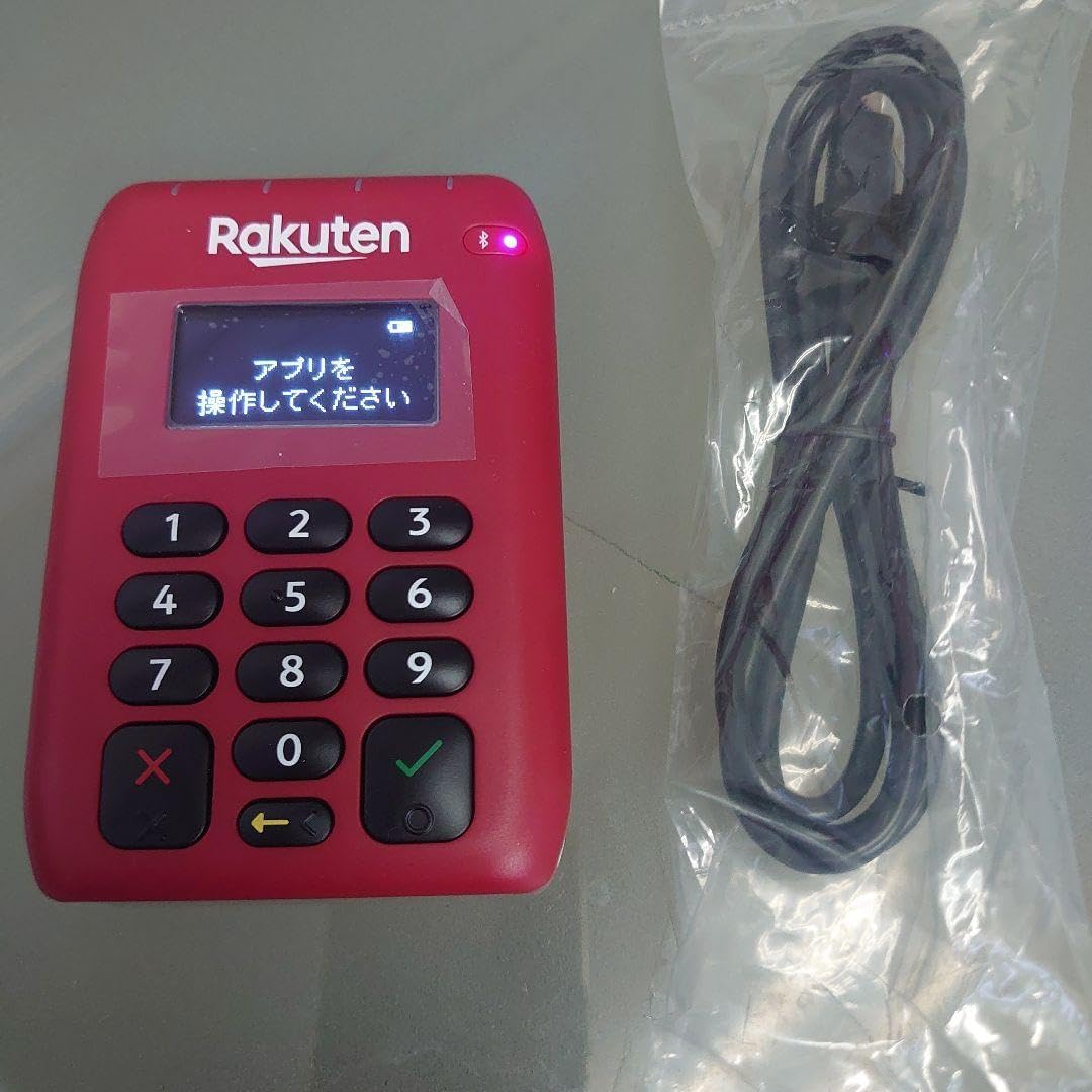新品 楽天ペイ R Pay   カードリーダー赤 楽天ペイ R Pay カードリーダー赤 Rakuten Pay カードリーダー 赤 楽天