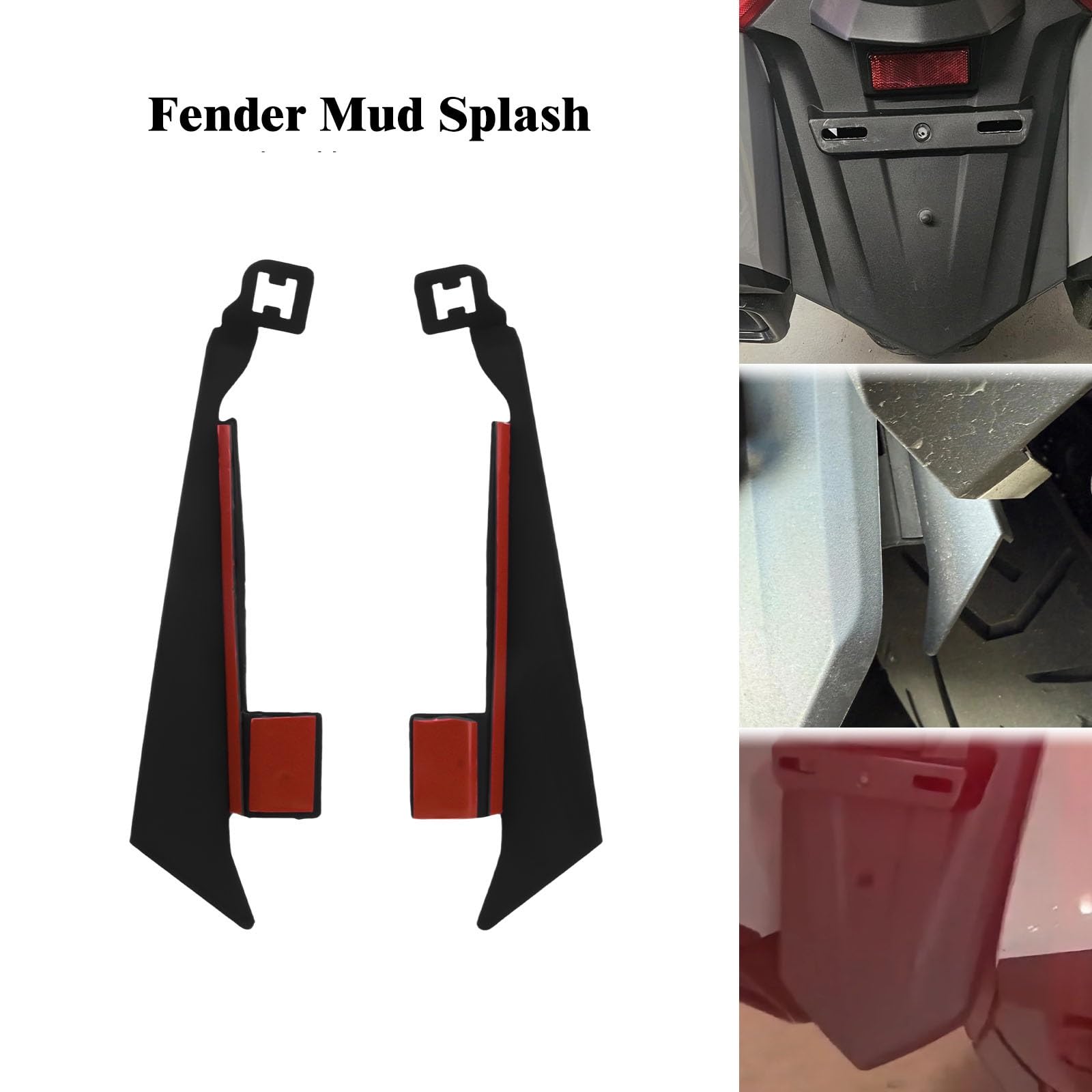 Garde-Boue Arrière De Moto, Protection Contre Les Éclaboussures, Garniture Couverture Noire Étendue pour Goldwing GL1800 2018 2019 2020 2021 2022 2023 2024