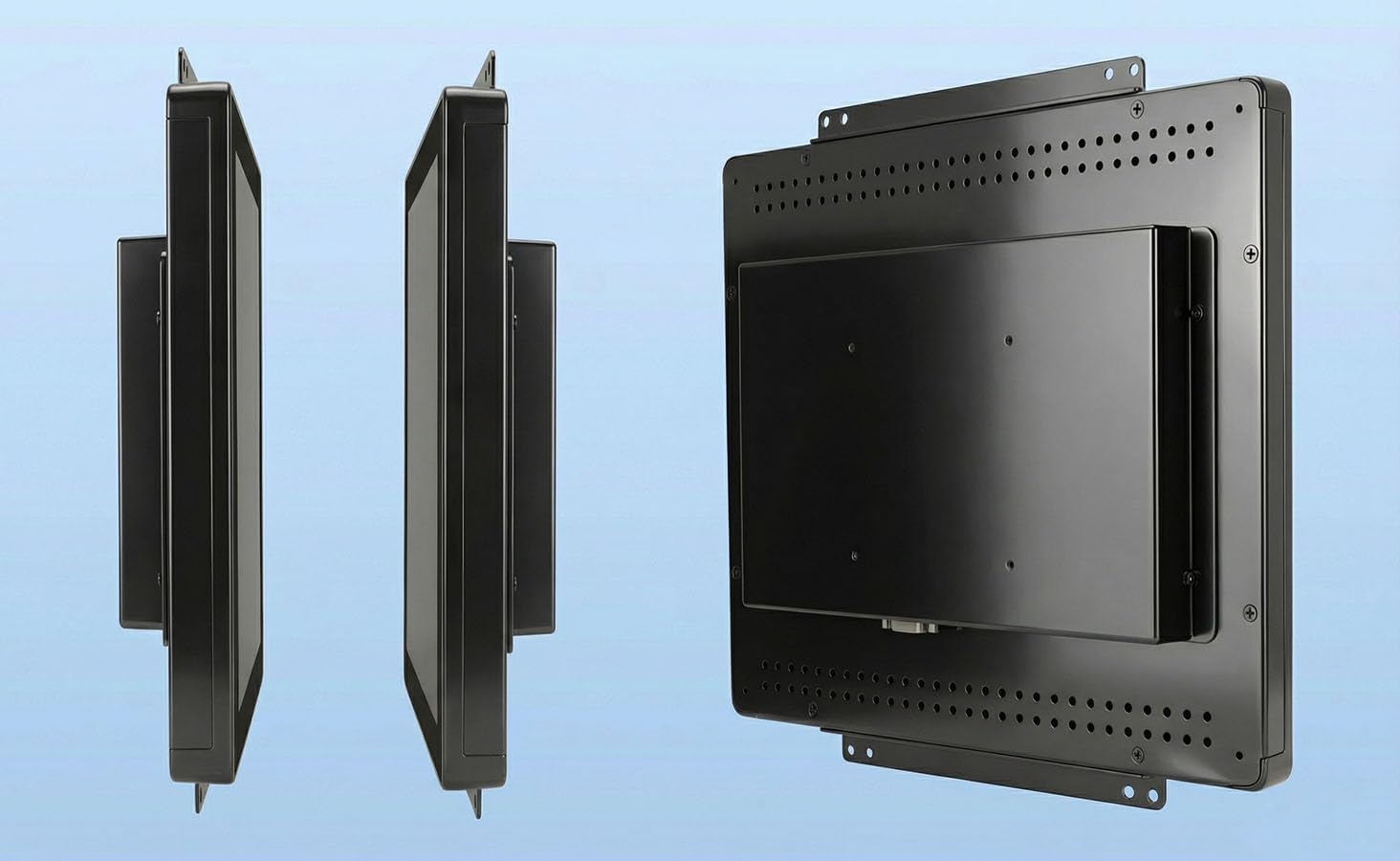 19 Inch Open Frame Capacitive Touchscreen Monitor, 1280x1024 Resolution 5:4 Aspect Ratio Waterproof,VESA+Panel Mount, for Kiosk, Automation, POS，Vending，HMI and Digital Signage 7x24h Work