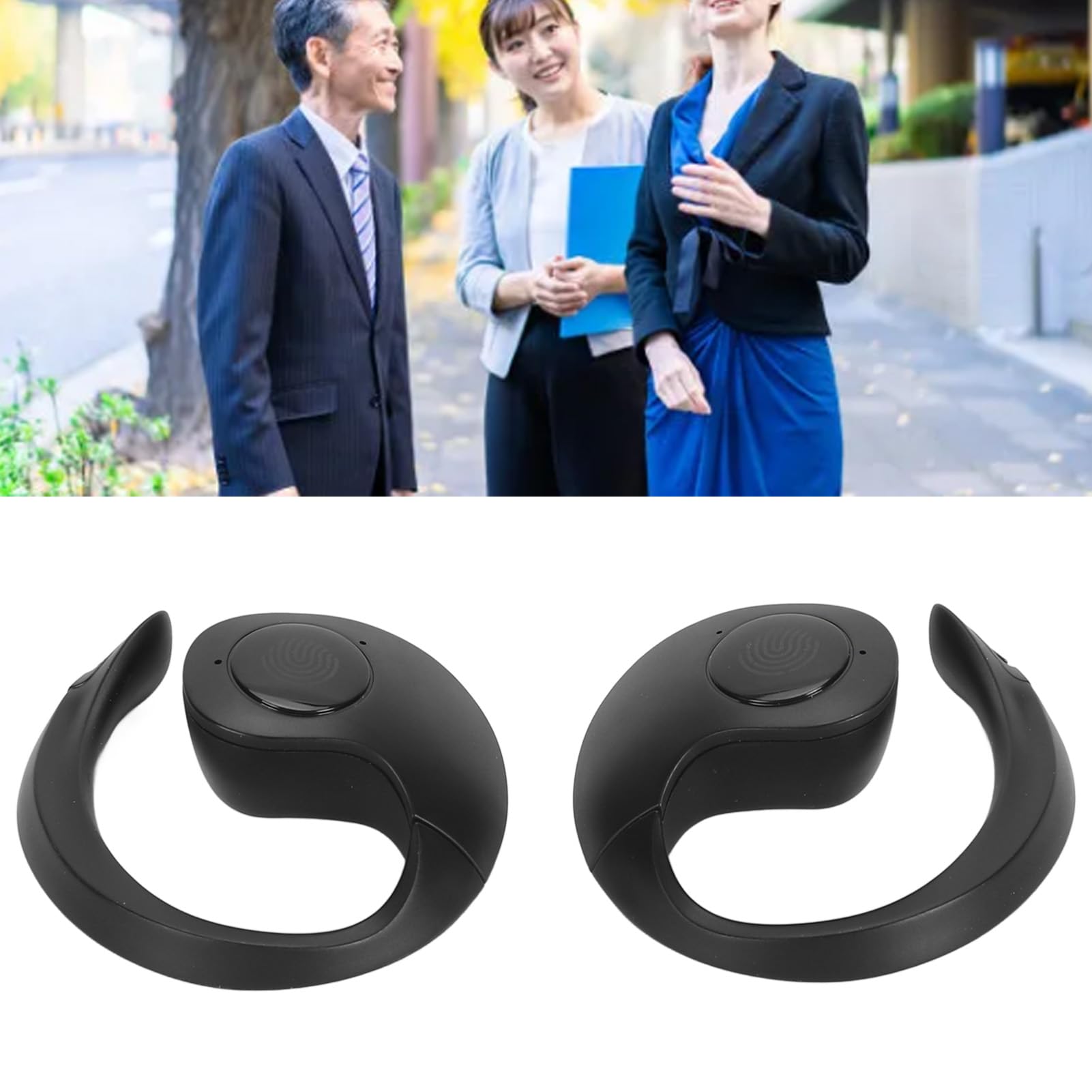 Ganci Auricolari per Traduttore 5.3 Efficiente 144 Lingue Traduzione Rapida Dispositivo Online Viaggiatori e Affari Internazionali ABS (#1)