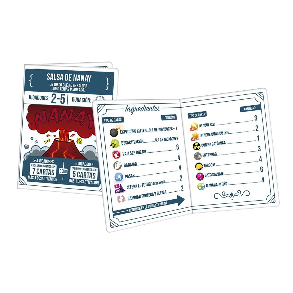 Exploding Kittens EKIRFD01ES Recetas del Desastre - Juego de Cartas en Español & Throw Throw Burrito - Juego de Cartas en Español, EKITTB01ES