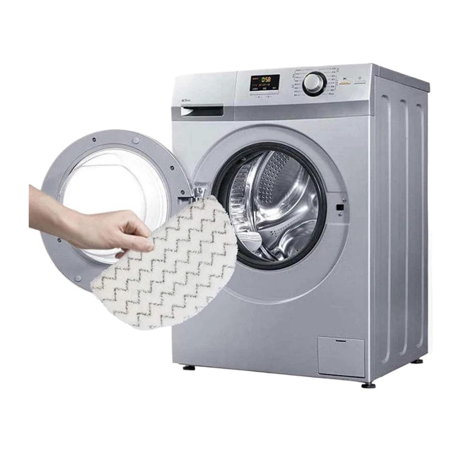 Almohadillas De Repuesto Lavables For Fregona, Compatibles Con Bissell, Compatibles Con Powerfresh, 1940, 1544, 1440 Steam Mop Modelo 1544A, 2075A 1806, 5938, Piezas De Limpieza(4pcs)