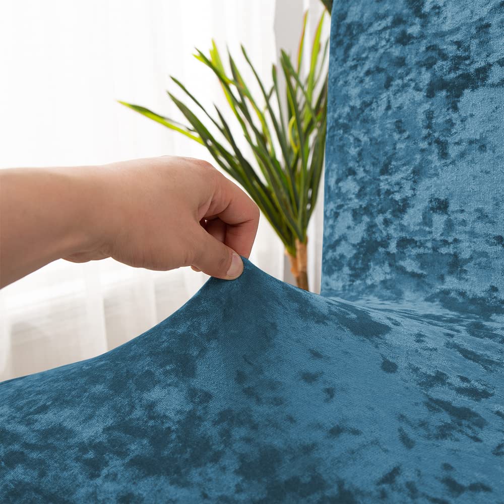 Coprisedie In Velluto Per Sala Da Pranzo, Coprisedie Elastici Di Grandi Dimensioni Coprisedie In Spandex Con Schienale Alto Coprisedie Elastici Sfo 98717950