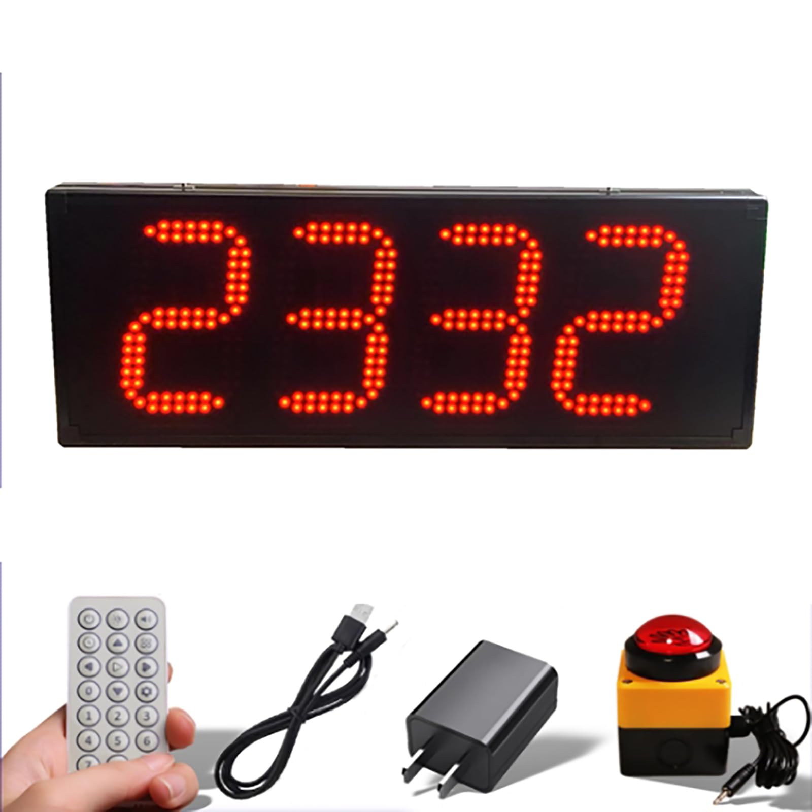 Contatore manuale a LED Up/Down con telecomando, display a 4 cifre, impostazione numerica arbitraria, funzione di memoria di spegnimento, compatibile con vari sensori