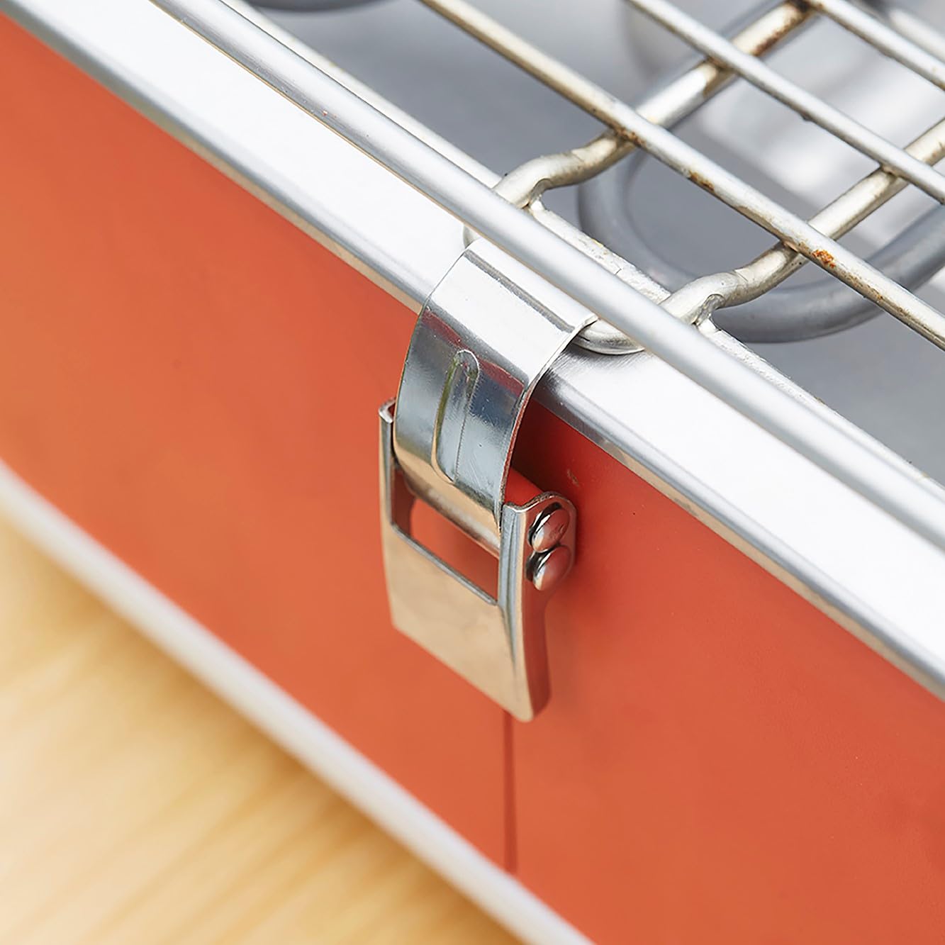 Barbecook E-Carlo gril de table électrique, grille camping, Red 42,5x33x16,5cm