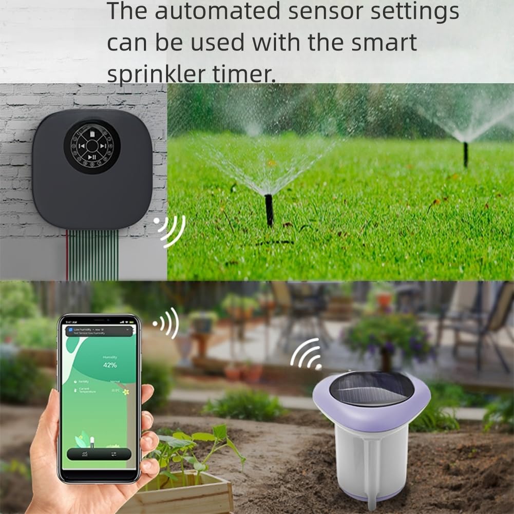 Smart - Tester per il terreno delle piante per controllo tramite app zigbee