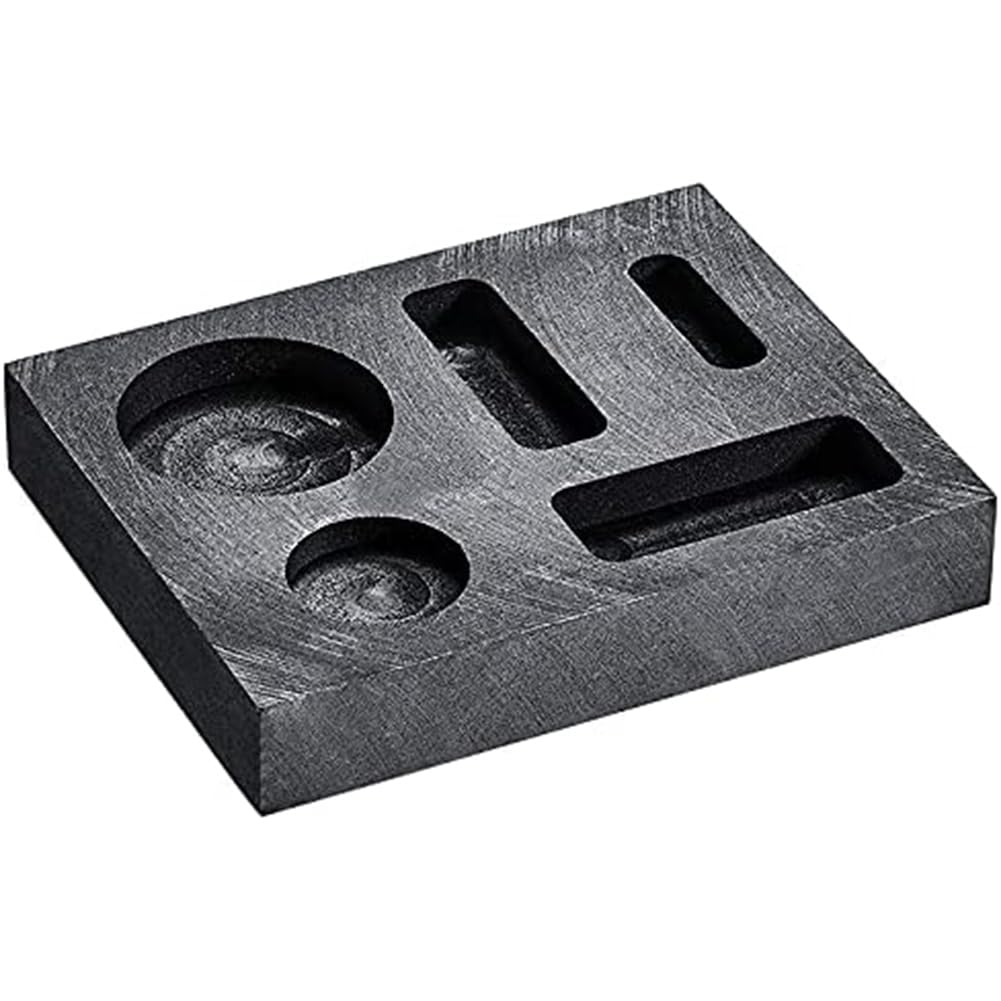 Amazon.co.jp: Thinaokii 5-In-1 グラファイト鋳造 インゴット コイン コンボ 金属鋳造 精錬 スクラップバー 溶解鋳造用  精錬金属 : ホビー