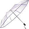 Full Automatic Umbrella Folding Transparent Clear Auto Open Travel