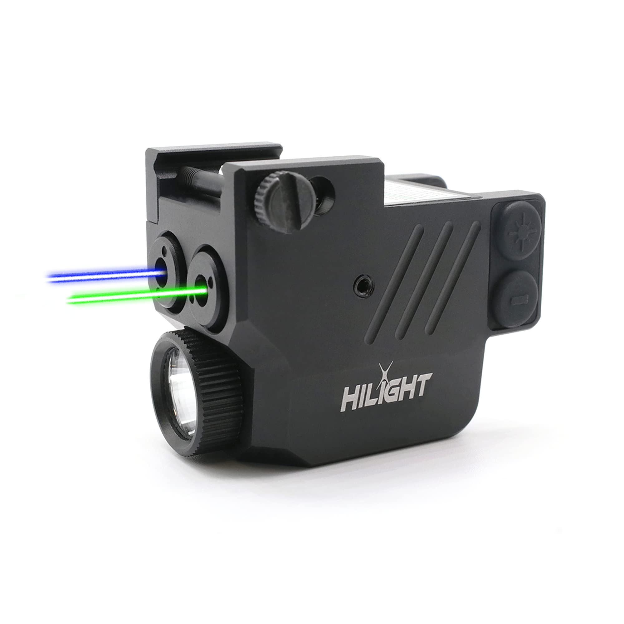 Buy HiLight Blue Green Laser for Pistol, 500 Lumens Blue Beam, Compact