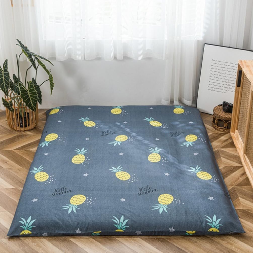 LDLCYCN K,135x200cm, Futon Mattress Cover with Zipper for Full/Queen/King Size Dustproof Japanese Floor Mattress Futon Cover Soft Comfort Sleeping Mat Cover for Bedroom Machine Washable