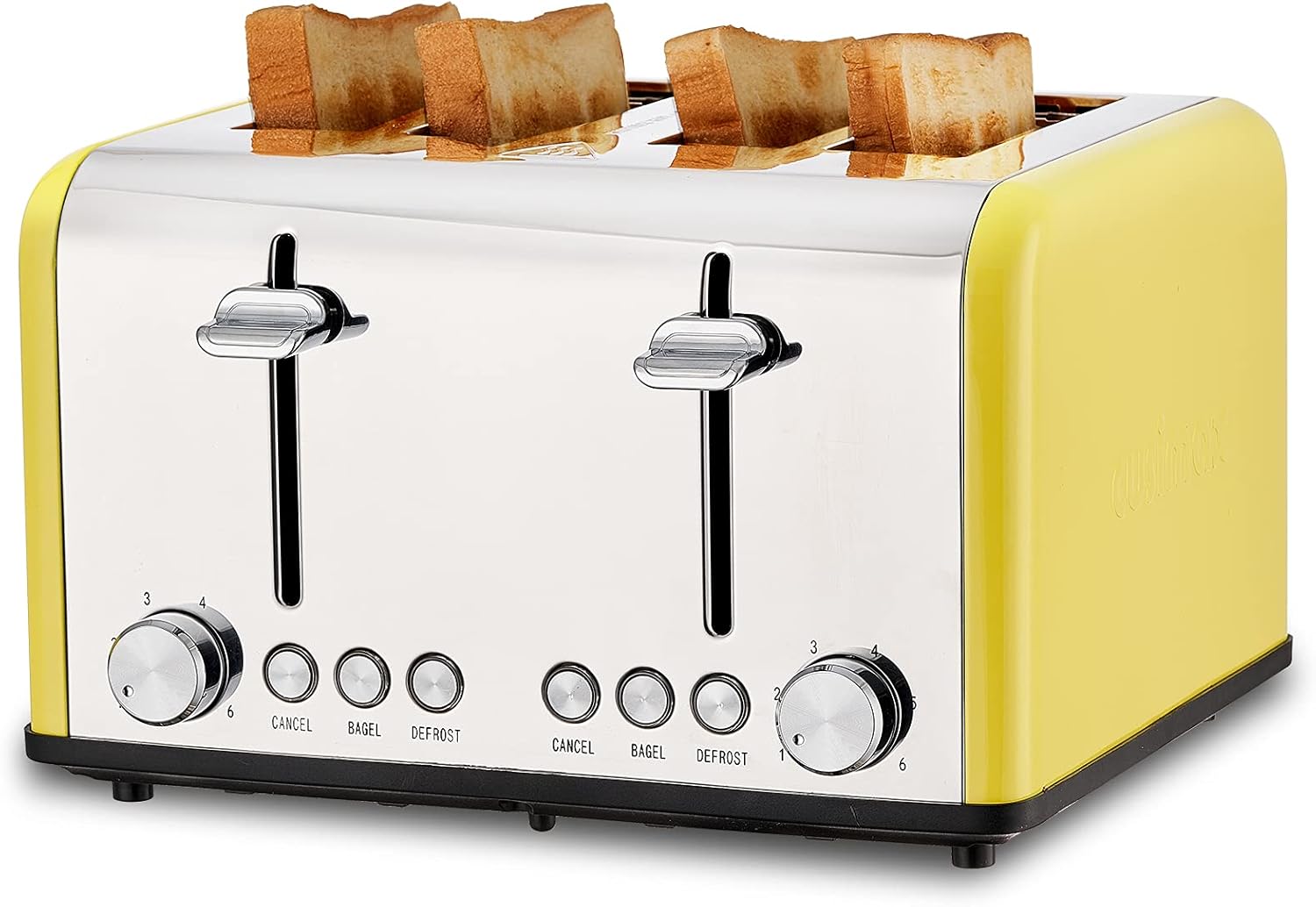 Toaster 4 Slice, CUSIMAX Stainless Steel Toaster, Bread Toasters 4