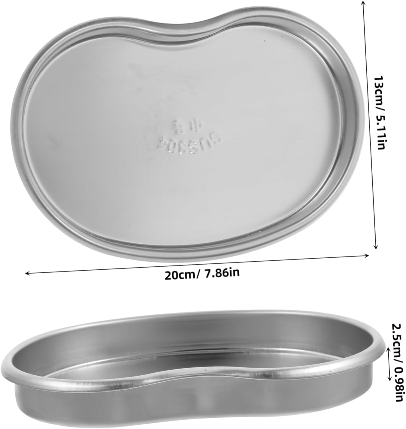 Stainless Steel for Dentist Supplies Lid Silver Dental Tool Organizer for Salon and Hospital