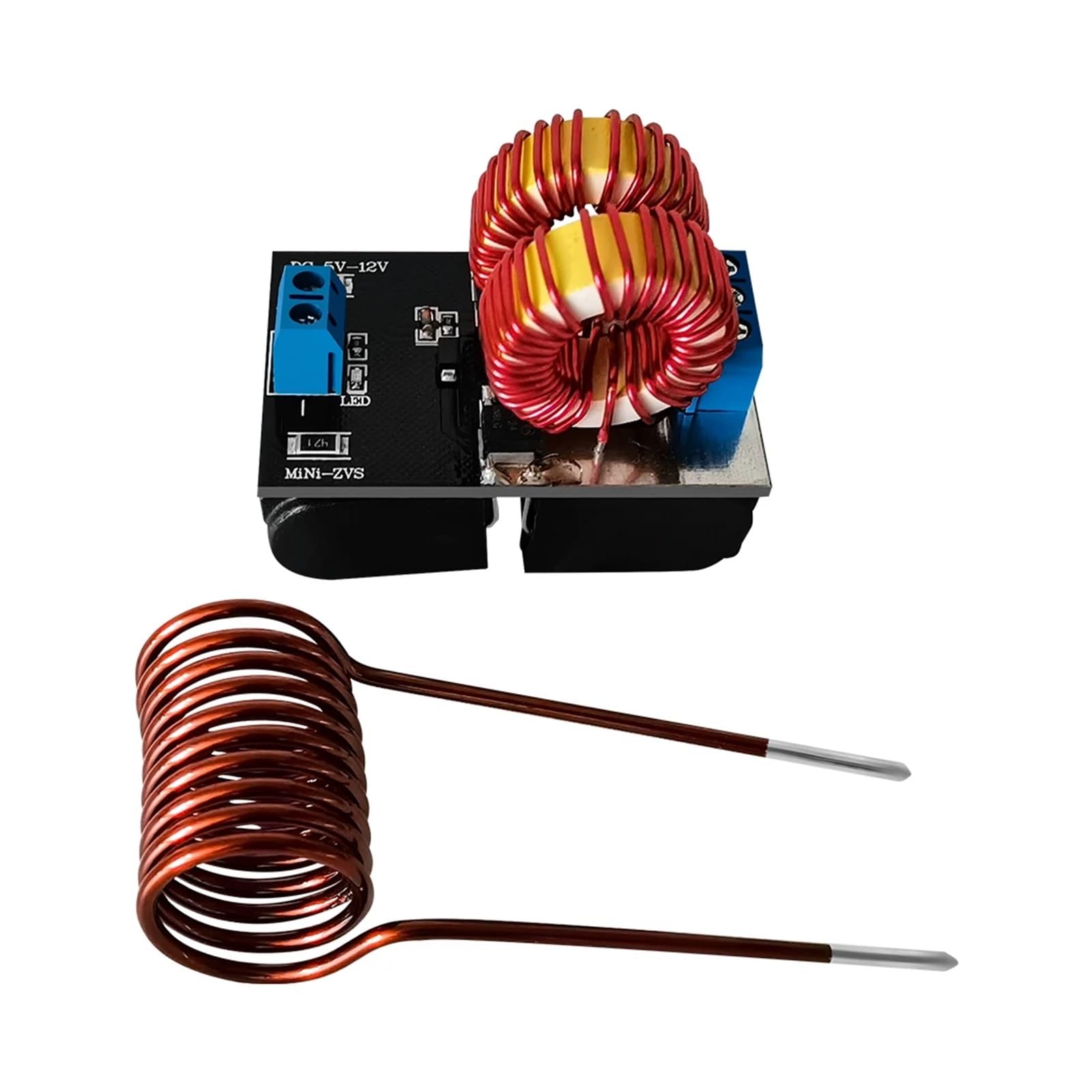 Placa de calentamiento por inducción ZVS DC5-12.0V voltaje entrada 120W controlador Flyback gran potencia cocina y bobina encendido DIY Alta Eficiencia