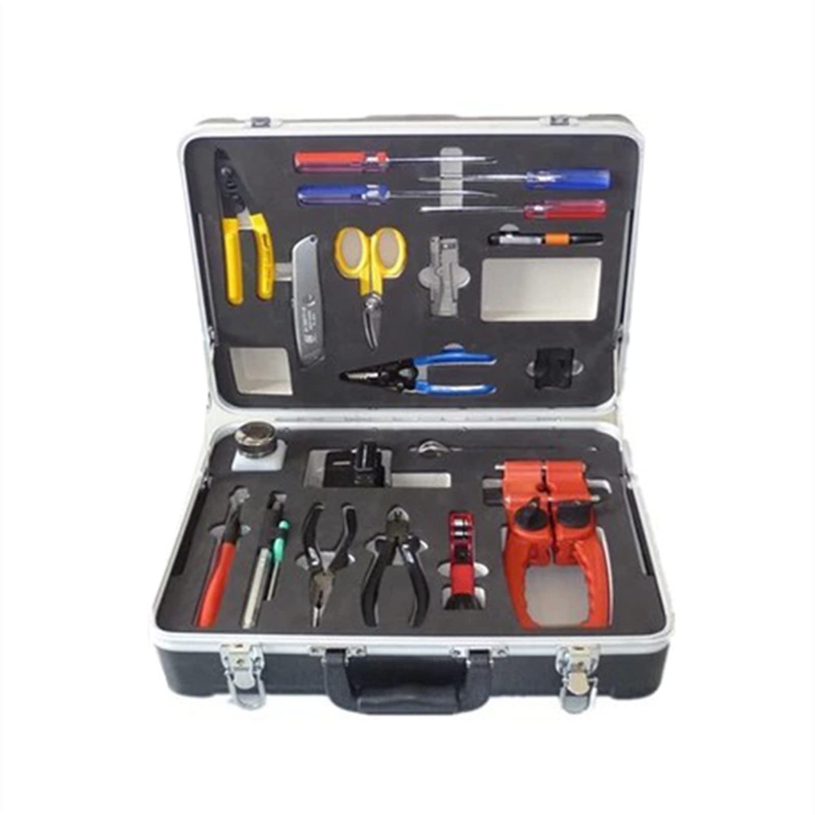 LNHHG Fiber Cleaver, Optical Fiber Construction Toolbox TM-08C Fusion Splicing Repair Test