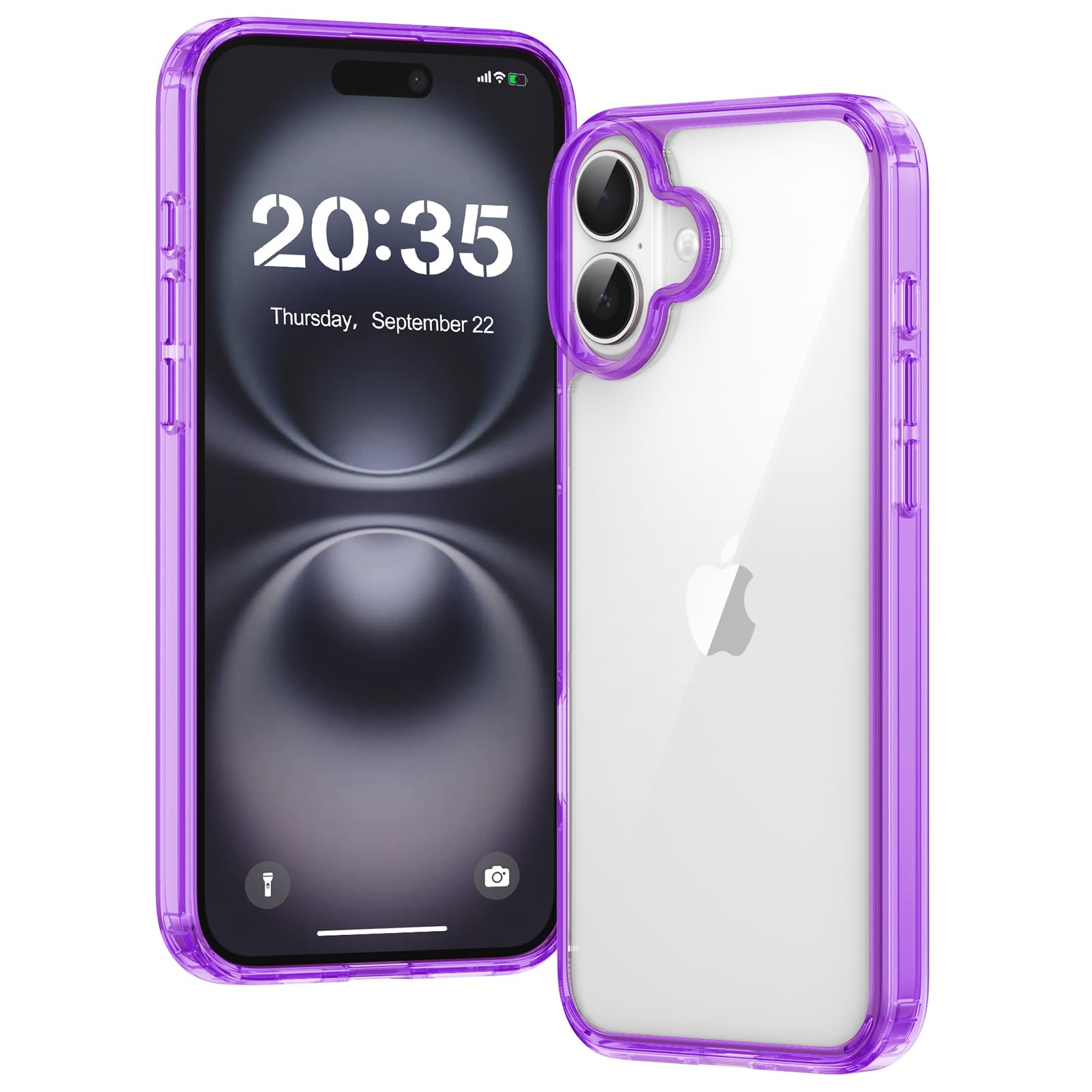 Clear Case for iPhone 15, Ultra Thin, Shockproof TPU Cover, Anti-Yellowing, Crystal Clear, Phone Case for Apple iPhone 15 - Clear — view 286