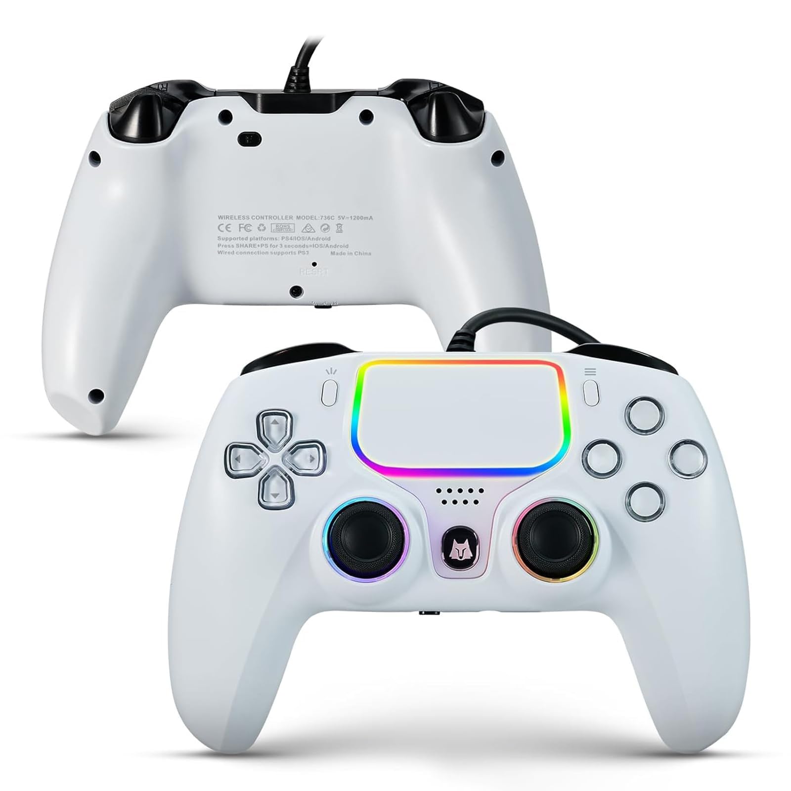 Photo 1 of NBCP Wired Controller 2 Pack for PS5/Pro/Slim,PS4&PC–Hall Effect Triggers