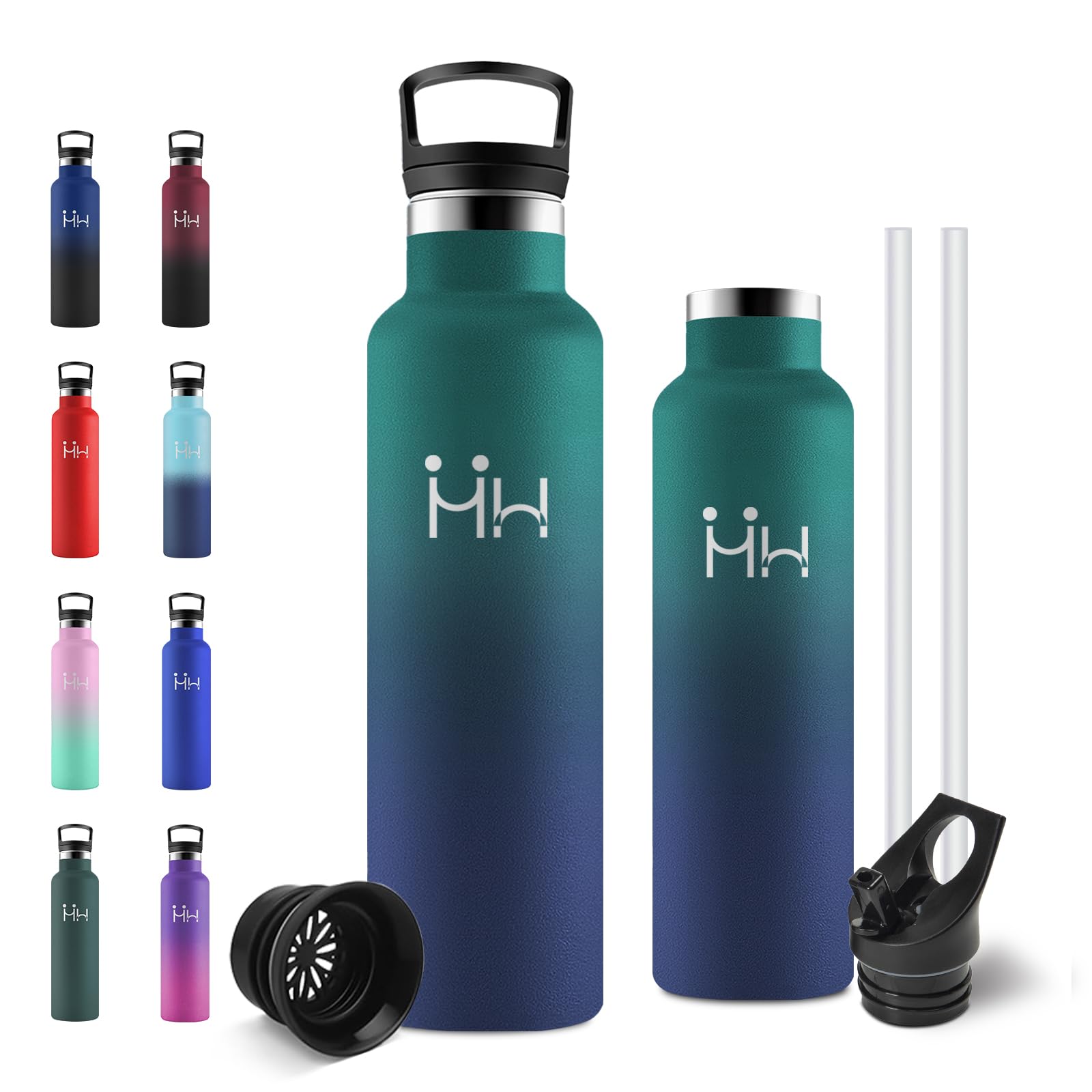JAPORIA 750ml Water Bottle, BPA Free Water Bottle, Leak Proof for Carbonated Drinks, Travel, Sports