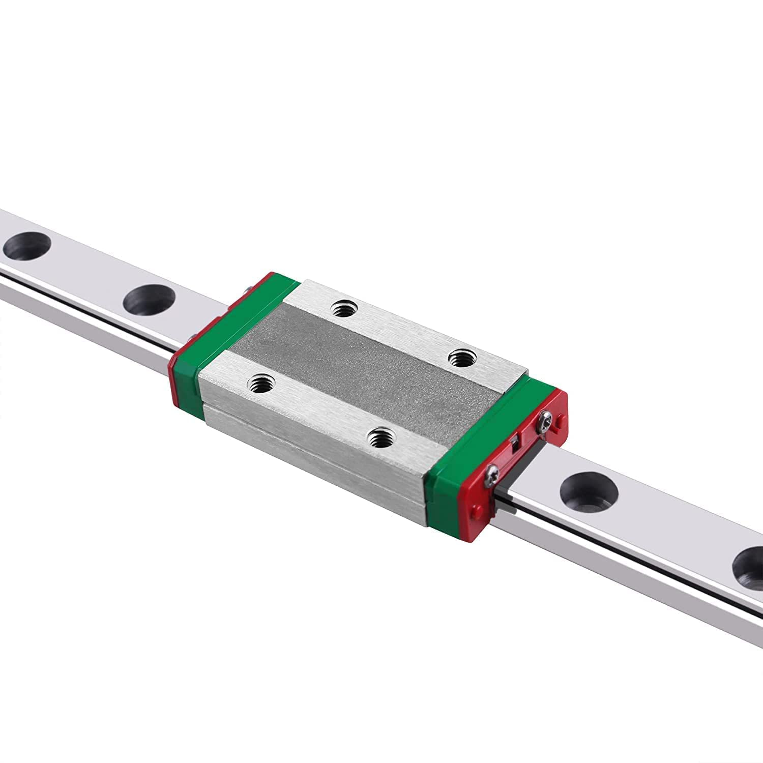 CNCMANS 2 Stück MGN12 300mm Linearführung Miniatur Lineare Schienenführung mit 2 Stück MGN12H Carriage Block für CNC-Maschine und automatische Geräte (MGN12H-300mm H-Type)