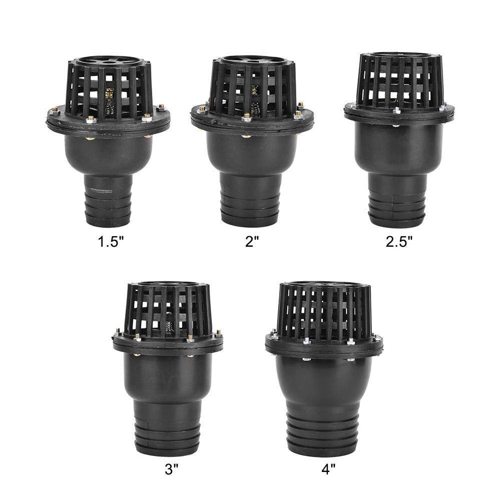 DOLUNTO Valvole di ritegno Pompa Acqua a Pedale Valvola PVC Nero a Bassa Pressione Piatto Valvola for Fluido Macchina valvola dell'Acqua 1.5in / 2in / 2,5 '' / 3in / 4in (Specification : 2 inch)