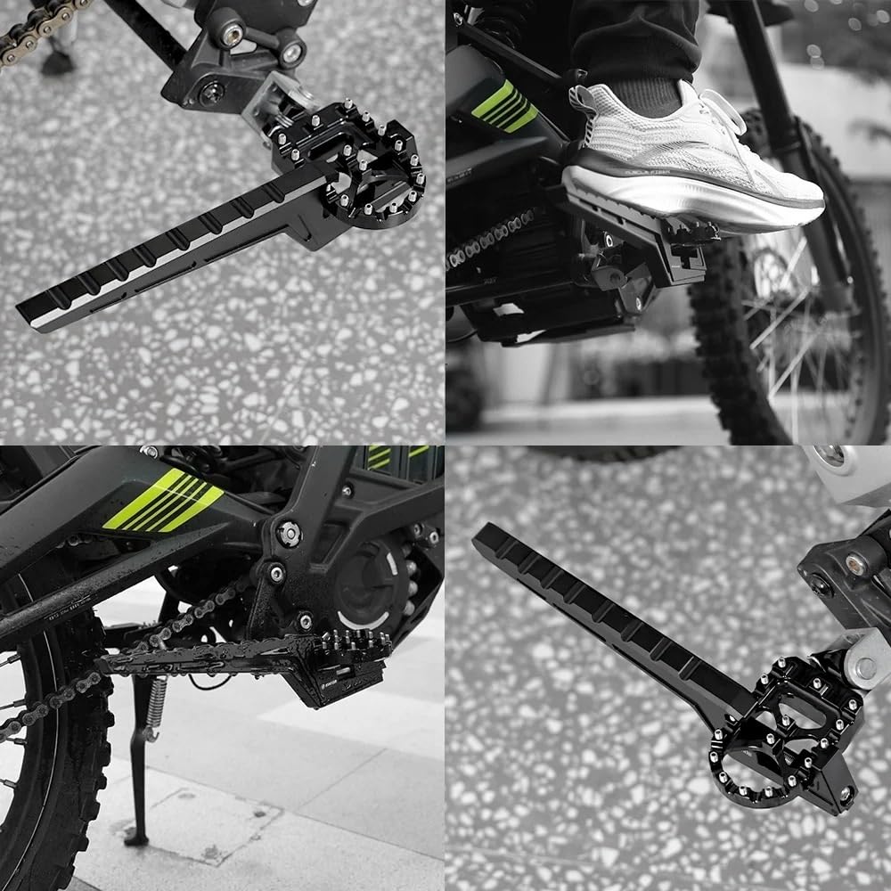 Pedane larghe Adatto per pedane passeggero universali per moto VTB Ventus One, accessori fuoristrada per bici da cross