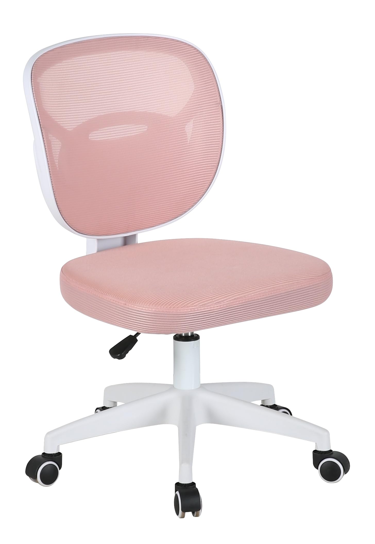 MUEBLIX.COM | Silla de Escritorio Cadiz Rosa, Silla de Oficina o Despacho con Respaldo Inclinable, Silla con Ruedas, Silla Escritorio Giratoria, Asiento de Espuma